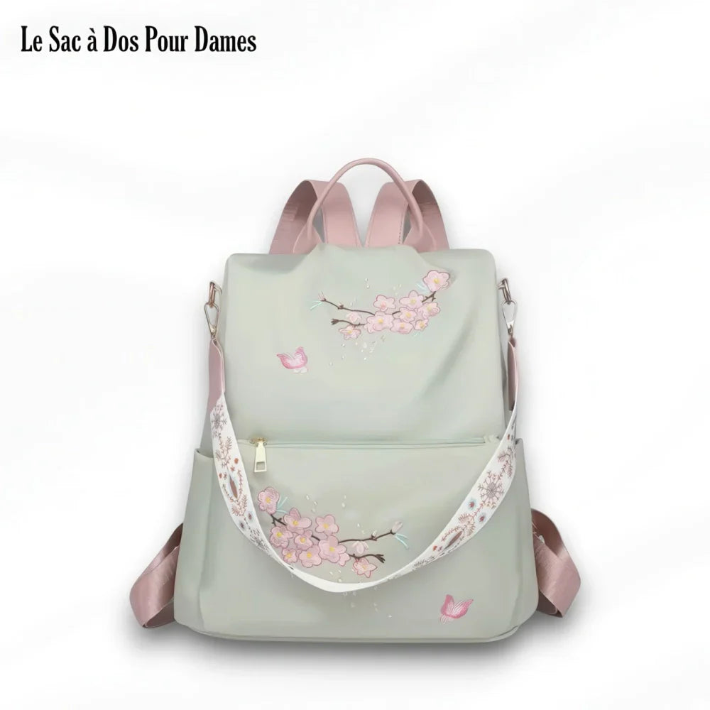 Sac à Dos à Fleurs Femme