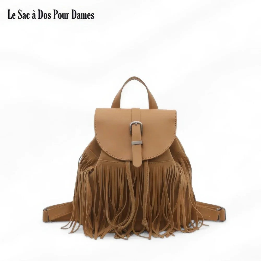 Sac à Dos à Franges Femme