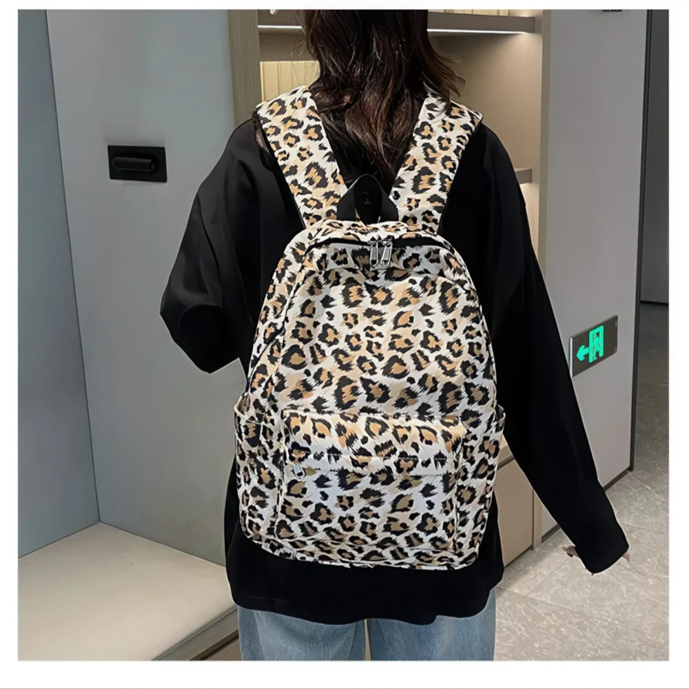 Sac à Dos Léopard Femme